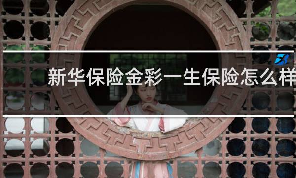 新华保险金彩一生保险怎么样