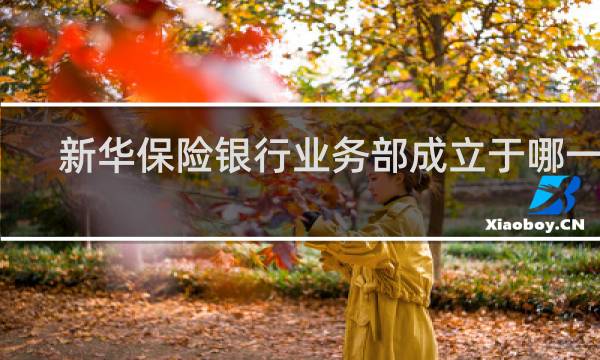 新华保险银行业务部成立于哪一年