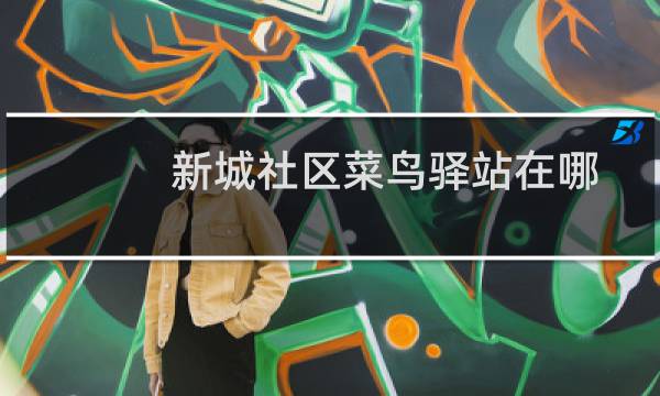 新城社区菜鸟驿站在哪