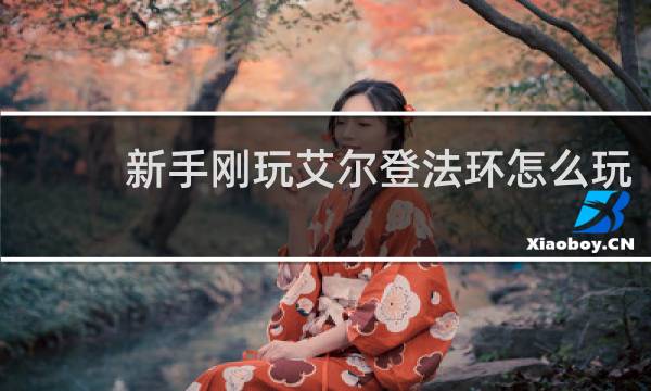 新手刚玩艾尔登法环怎么玩