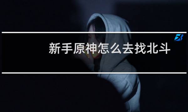 新手原神怎么去找北斗