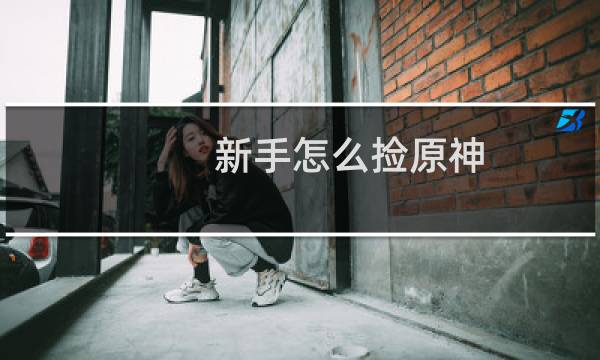 新手怎么捡原神