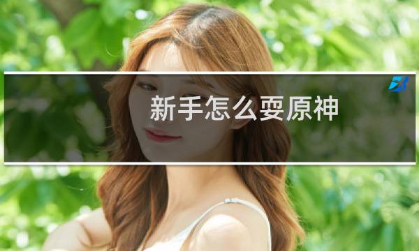 新手怎么耍原神