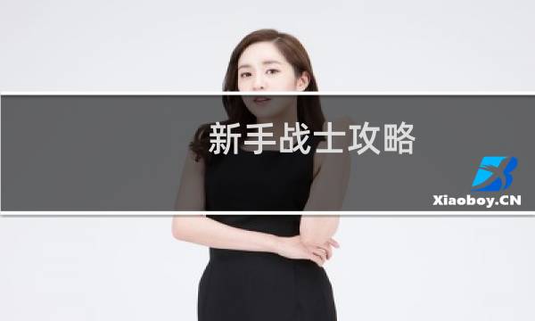 新手战士攻略