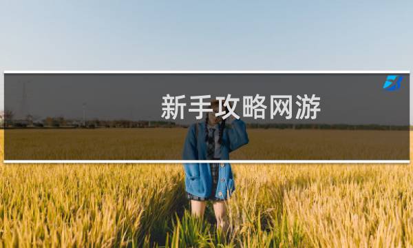 新手攻略网游
