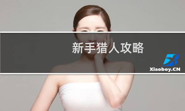 新手猎人攻略