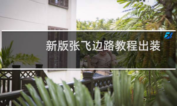 新版张飞边路教程出装