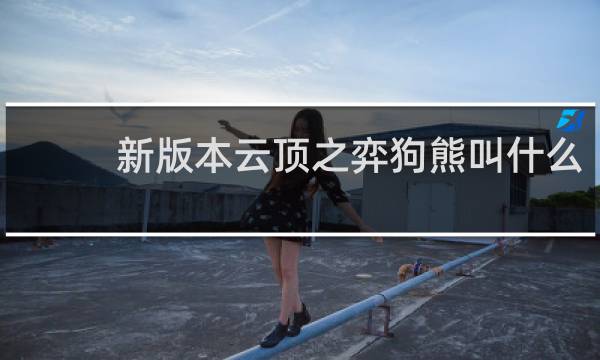 新版本云顶之弈狗熊叫什么