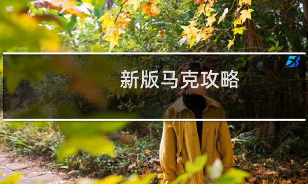 新版马克攻略