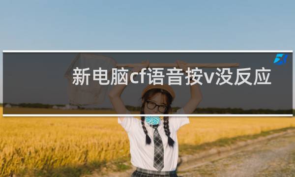 新电脑cf语音按v没反应