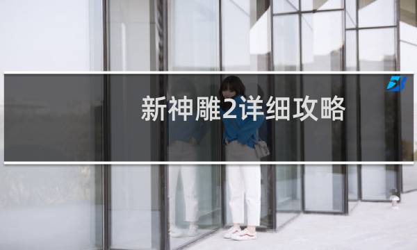 新神雕2详细攻略
