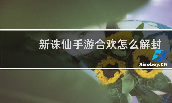 新诛仙手游合欢怎么解封