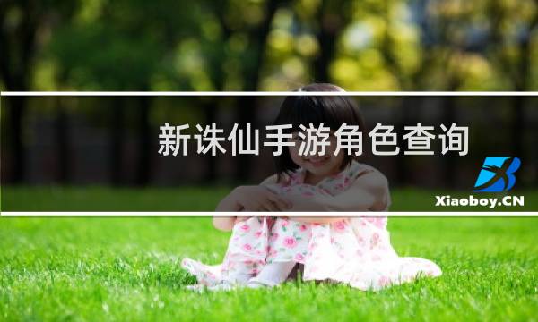新诛仙手游角色查询