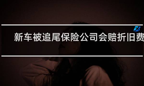 新车被追尾保险公司会赔折旧费吗