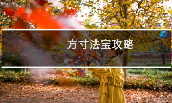 方寸法宝攻略
