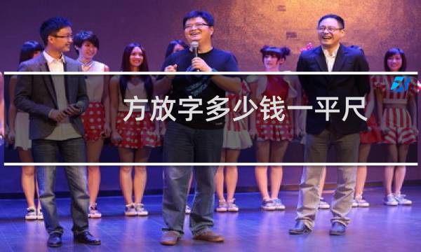 方放字多少钱一平尺
