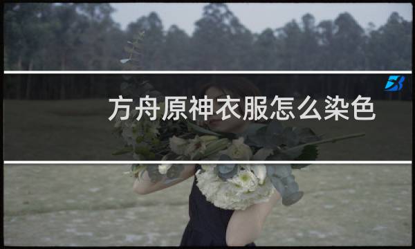 方舟原神衣服怎么染色