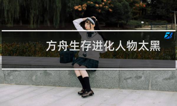 方舟生存进化人物太黑
