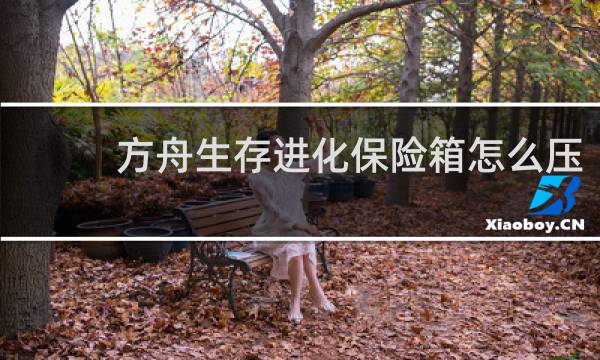 方舟生存进化保险箱怎么压