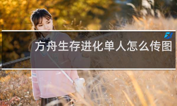 方舟生存进化单人怎么传图
