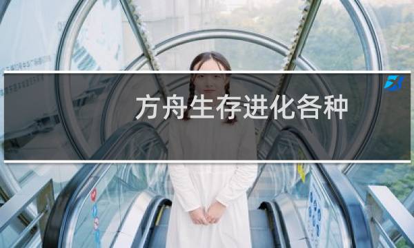 方舟生存进化各种 an