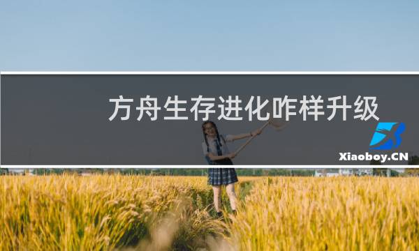 方舟生存进化咋样升级