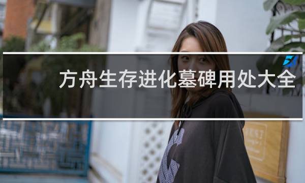 方舟生存进化墓碑用处大全