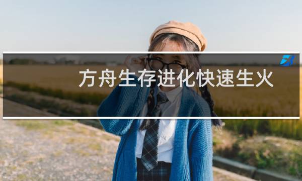 方舟生存进化快速生火