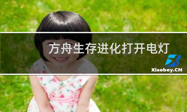 方舟生存进化打开电灯