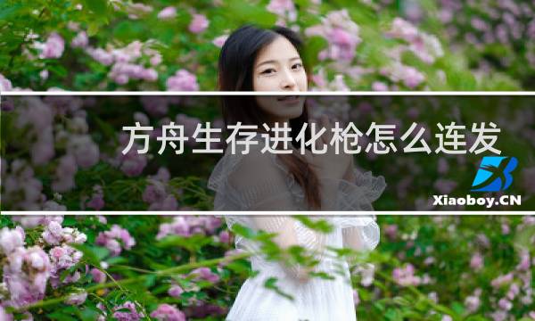 方舟生存进化枪怎么连发