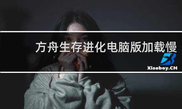 方舟生存进化电脑版加载慢