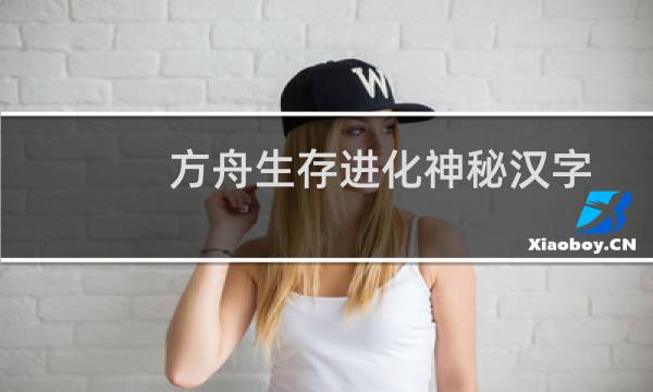 方舟生存进化神秘汉字