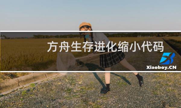 方舟生存进化缩小代码