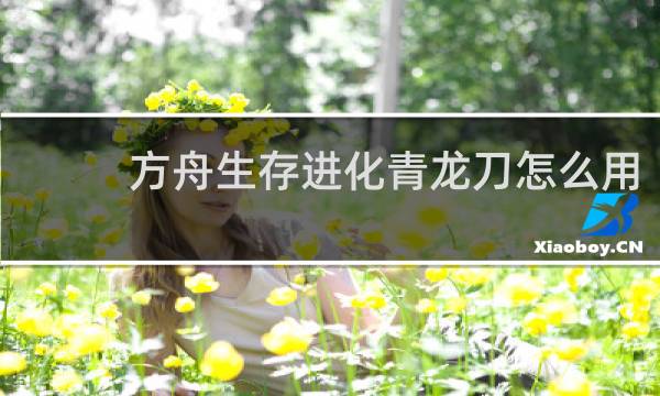 方舟生存进化青龙刀怎么用