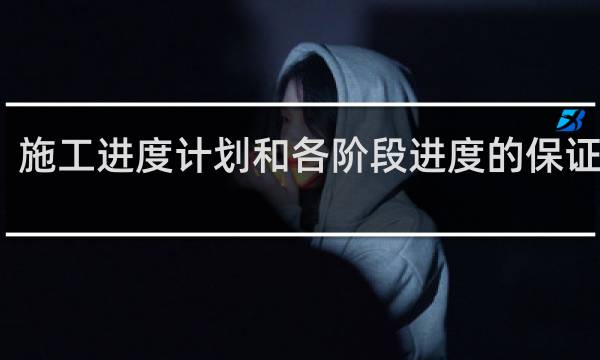 施工进度计划和各阶段进度的保证措施