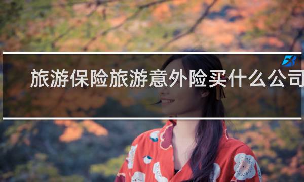 旅游保险旅游意外险买什么公司的