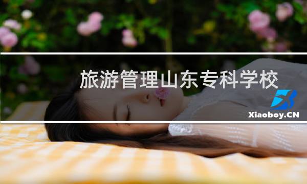 旅游管理山东专科学校