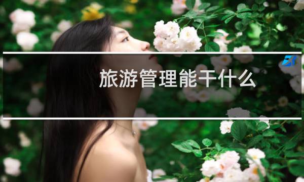 旅游管理能干什么