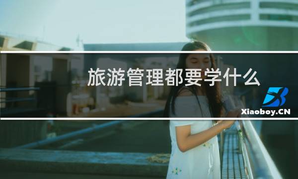 旅游管理都要学什么
