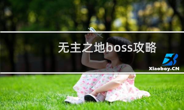 无主之地boss攻略