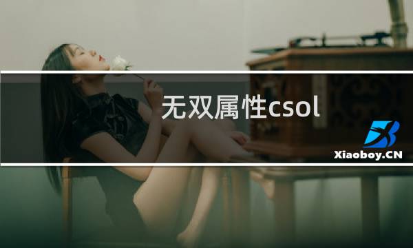 无双属性csol