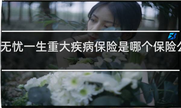 无忧一生重大疾病保险是哪个保险公司的