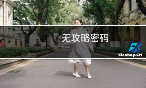 无攻略密码