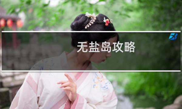 无盐岛攻略