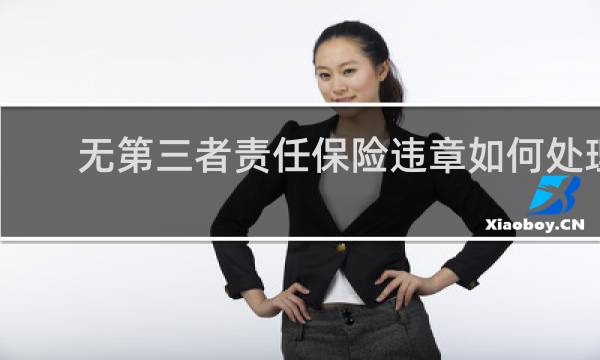 无第三者责任保险违章如何处理