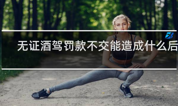 无证酒驾罚款不交能造成什么后果