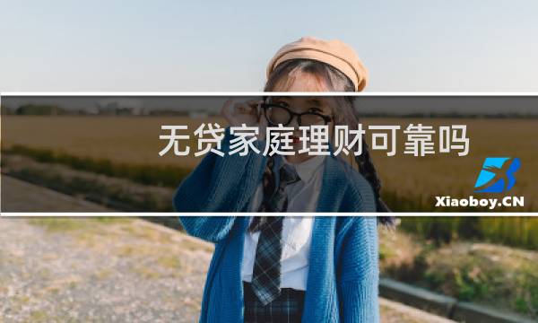 无贷家庭理财可靠吗