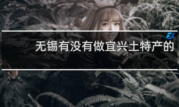无锡有没有做宜兴土特产的