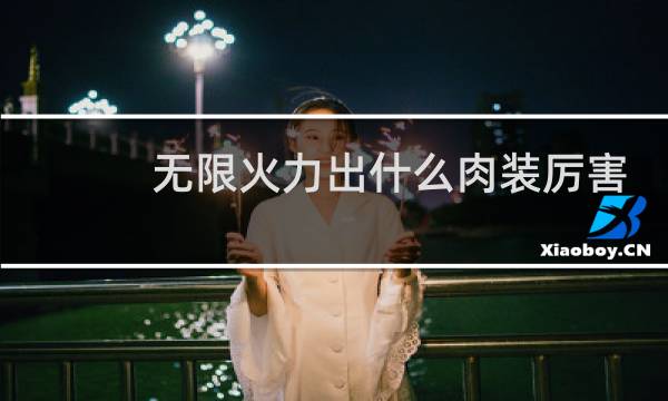 无限火力出什么肉装厉害