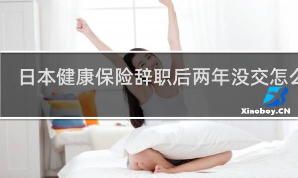 日本健康保险辞职后两年没交怎么办